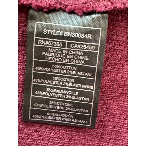 New ~ STEVE MADDEN ~ Women's Slub Knit Jacket Size S - Picture 7 of 8